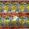 10 Stück Pikachu und zufällige Karten McDonalds Promo 020/M-P Japanisch Pokemon Karte