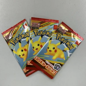 2025 Pokemon McDonald’s Promo Pikachu 020/M-P Japan Sealed Promo Pack X 3