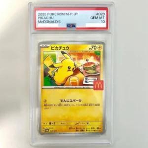PSA 10 Pikachu 020/M-P McDonalds Happy Set Promo 2025 Pokemon Karte Japanese