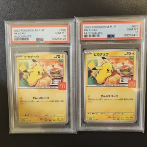 Pikachu McDonalds Promo Karte 020/M-p 10 Psa 10 Set 2