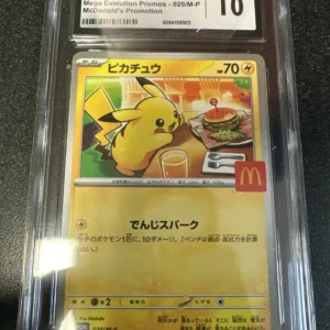 Pokemon 2025 JP Pikachu Mega Evolution Promos - 020/M-P McDonald’s Promotion