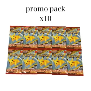 Pokemon Karte McDonalds Promo 10 Packungen Pikachu 020/M-P und zufällige Karte Japanisch