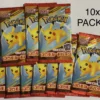 Pokemon McDonalds 10 Promo Pack 2025 MEGA Pikachu 020/M-P + Random Card Japan