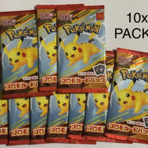 Pokemon McDonalds 10 Promo Pack 2025 MEGA Pikachu 020/M-P + Random Card Japan