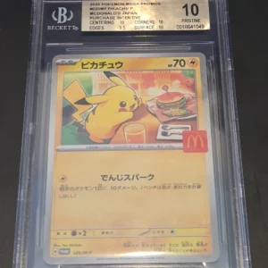 Pokemon Pikachu 020/M-P Mcdonald's Promo BGS 10