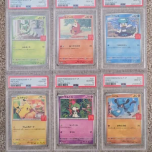 Pokemon Sequential McDonalds 020/M-P Promo PSA 10 Pikachu Ralts Riolo Fuecoco
