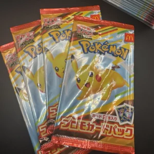 X4 SEALED 2025 McDonald’s Japanese Pokémon Promo Pack Pikachu 020/M-P