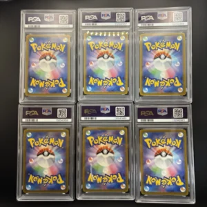 PSA 10 Complete Set Of 6 SEQ Pikachu 020/M-P McDonald's Promo Pokemon Card JPN